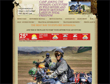 Tablet Screenshot of motorbikemongolia.com